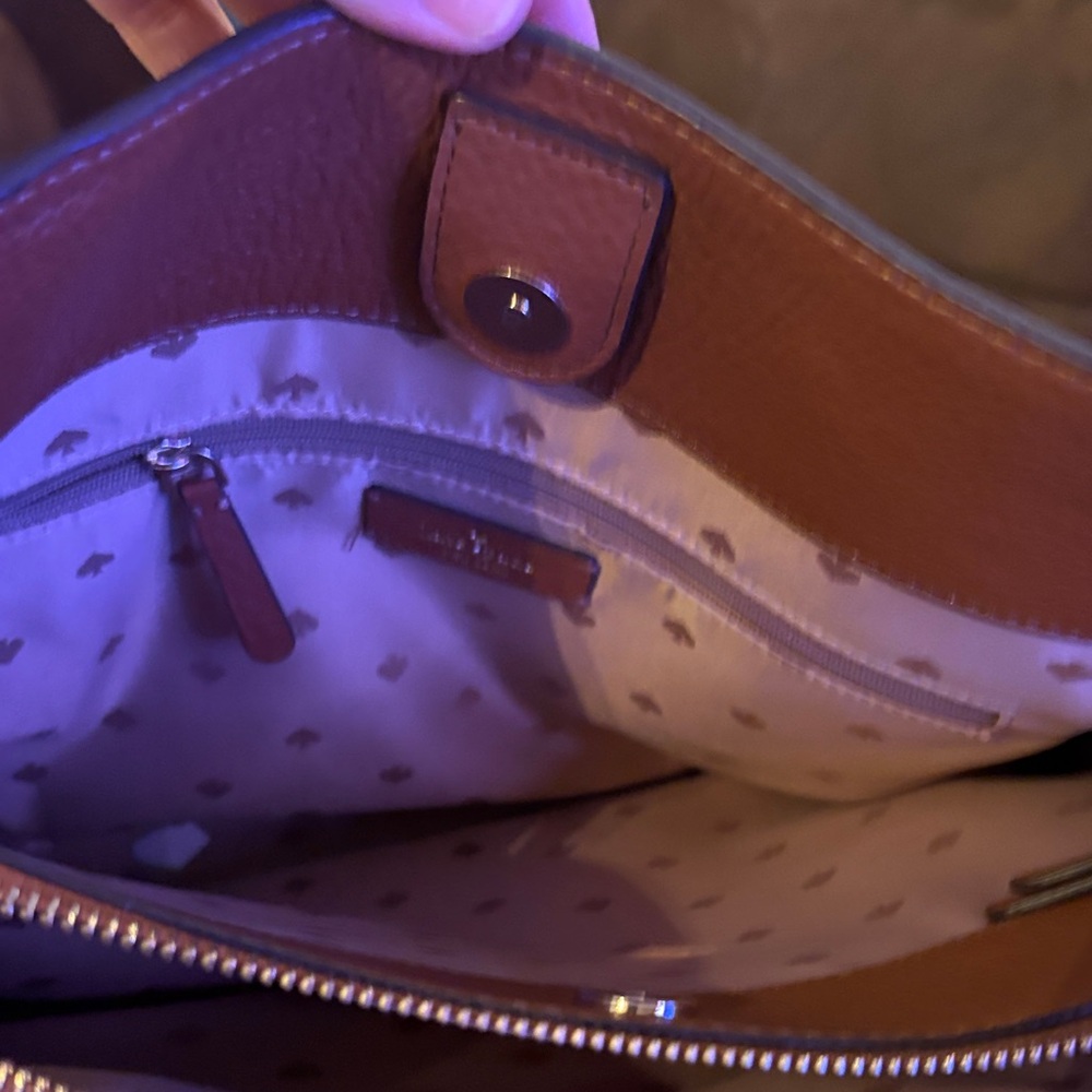 Kate Spade Tan Leather Shoulder Bag - Picture 4 of 6